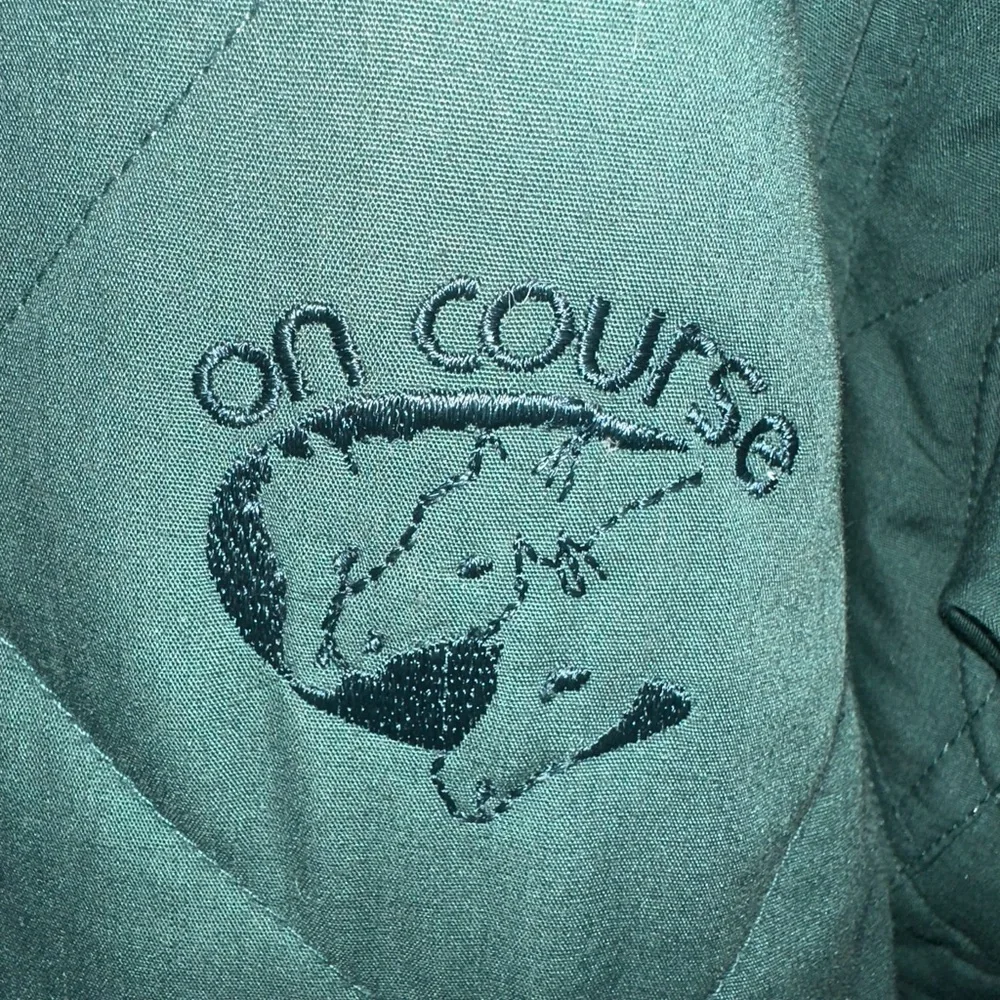 On Course Women’s horse riding jacket Dark Green Quilted - Picture 4 of 5